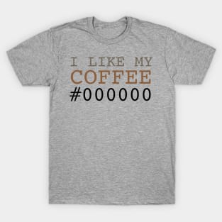 HTML Black Coffee T-Shirt